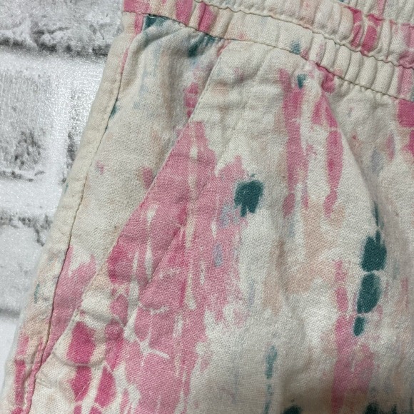 Old Navy Women’s Elastic Drawstring Tie Dye 4 Pocket Shorts Size Med - Picture 5 of 11